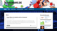 Desktop Screenshot of mariofans.de