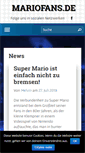 Mobile Screenshot of mariofans.de